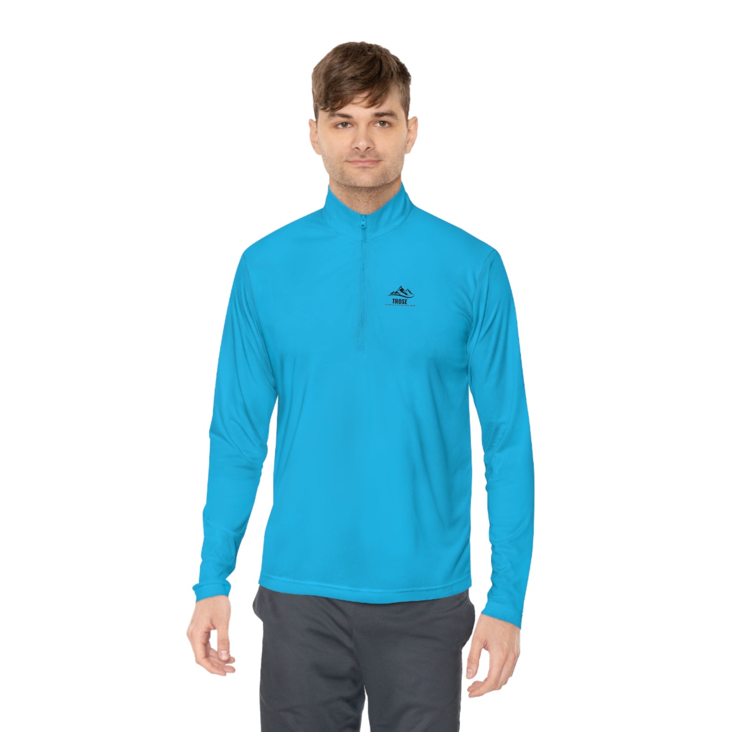 Dinosaur Hunter Sturgeon Fishing Unisex Quarter-Zip Pullover