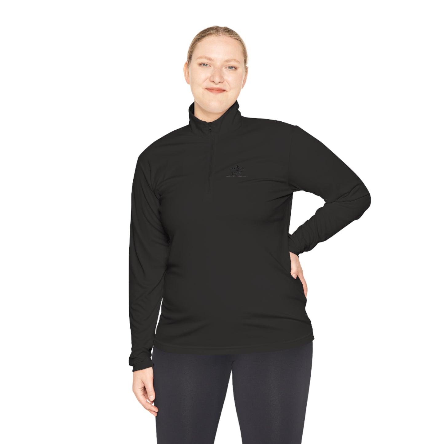 Dinosaur Hunter Sturgeon Fishing Unisex Quarter-Zip Pullover