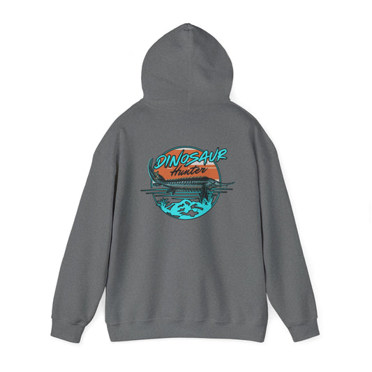 Dinosaur Hunter Sturgeon Fishing Unisex Heavy Blend™ Hooded Sweatshirt