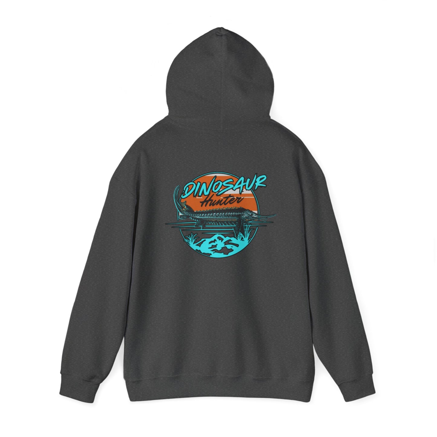 Dinosaur Hunter Sturgeon Fishing Unisex Heavy Blend™ Hooded Sweatshirt